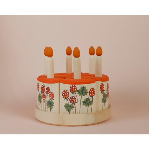 Wooden Birthday Cake-Cloudberry by Vera & The Neva