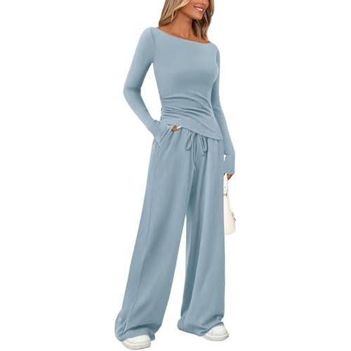 PRETTYGARDEN Women's 2 Piece Lounge Sets Airport Outfits