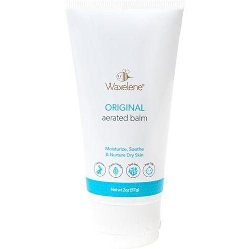 Waxelene Multipurpose Ointment Travel Tube, Organic Aerated Balm the Petroleum Jelly Alternative Soothing Botanical Eczema Dry Skin Face Moisturizer