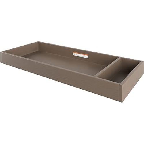 Child Craft Universal Changing Table Topper, Convert Dresser into a Changing Table Surface, Securely Attaches, Non-Toxic, Baby Safe Finish (Dusty Heather)