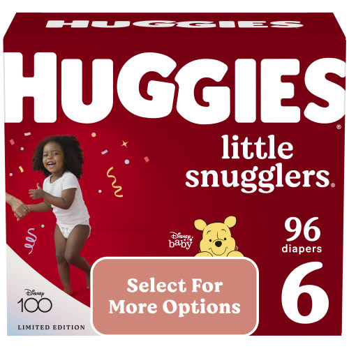 Huggies Little Snugglers Baby Diapers, Size 6, 96 Ct (Select for More Options)