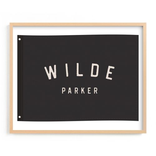 Minted® Name Flag Framed Wall Art