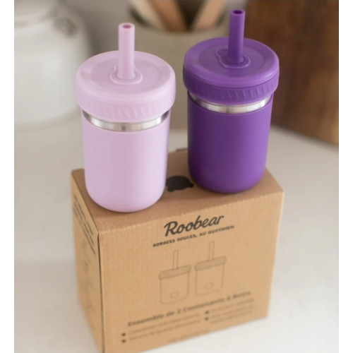 10oz Stainless Steel Spill-Proof Cups (2-Pack)