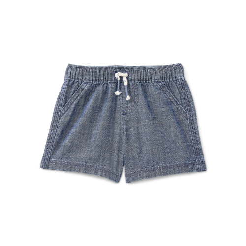 Wonder Nation Baby Boys Cotton Chambray Drawstring Shorts, Sizes 0M-24M