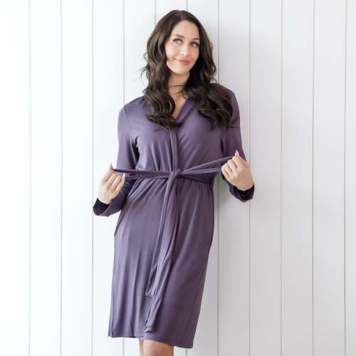 Women’s Lounge Robe in Currant