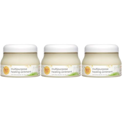 Burt's Bees Baby 100% Natural Origin Multipurpose Healing Ointment, Face & Body Baby Ointment – 7.5 Ounce Tub - Pack of 3