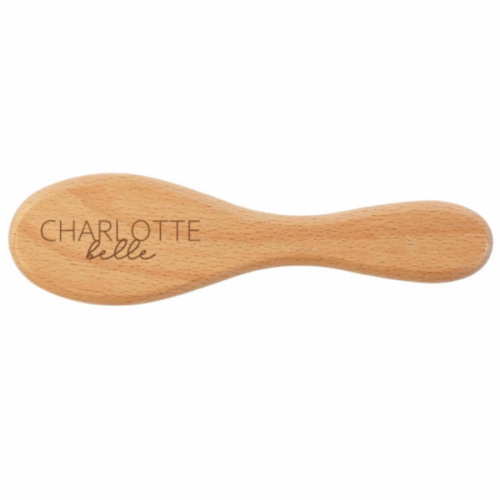 Personalized Wooden Baby Brush