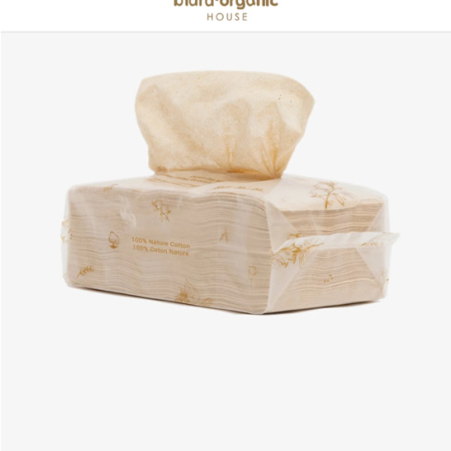 Nature Color Cotton Dry Wipes (100 Sheets/Pack) – Blara Organic House