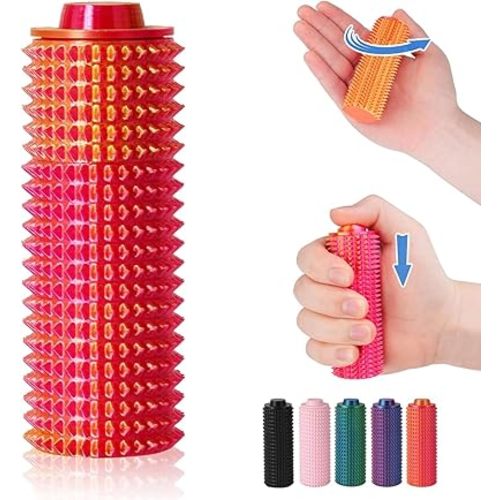 Little Ouchies Fidget Toy, Spike Roller Toy, Adults Pain stim Fidget Toy, Sensory Toy for Anxiety Relief Skin Picking, Press and Rotate Adults Spiky Sensory Toys, Portable ADHD Toys, Novelty Gifts