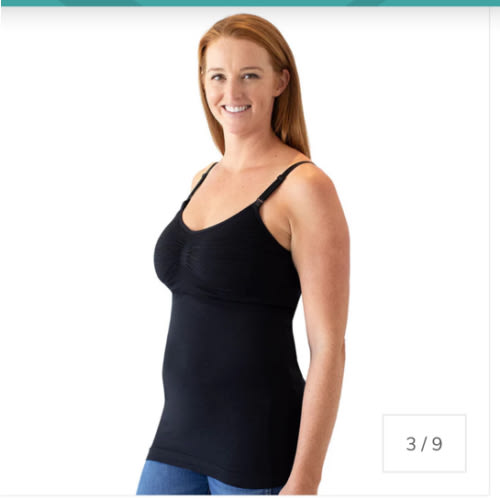 Sublime® Hands-Free Pumping & Nursing Tank | Black – HoneyBug