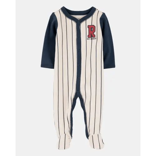 Baby Boy Baseball Rookie Snap Cotton Sleep & Play Pajamas | Carter's