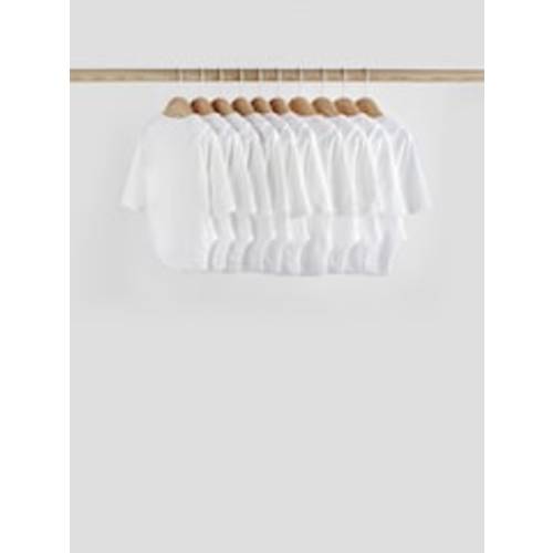 Buy White 10 Pack Essential Baby Long Sleeve Bodysuits from Next USA