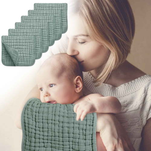 6PCS Baby Muslin Washcloths Muslin Baby Wipes Soft Baby Face Towel For Sensitive Skin Baby Registry As Shower Large Hotel Bath Towels Bath Towels Large Soft Towels Hand Towels for Large Bath Towels - Walmart.ca