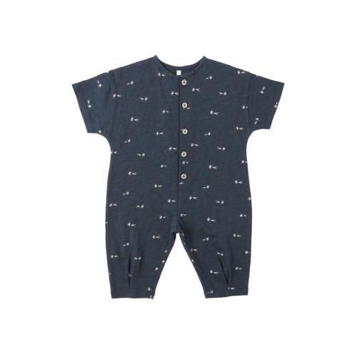 Hayes Shooting Star Print Romper, 3-6M