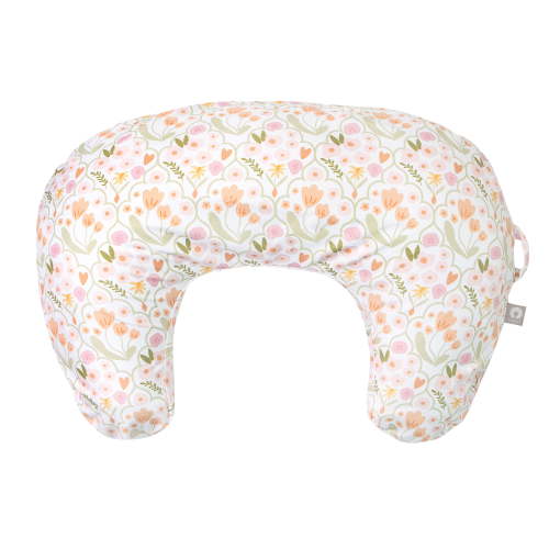 Boppy Nursing Pillow- Peach Floral Trellis