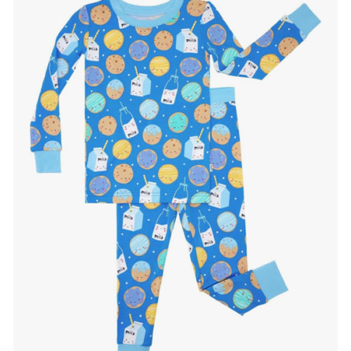 Little Sleepies Two-Piece Pajama Set for Boys & Girls, Soft Viscose from Bamboo Toddler Pajamas for Kids, Family Matching PJs