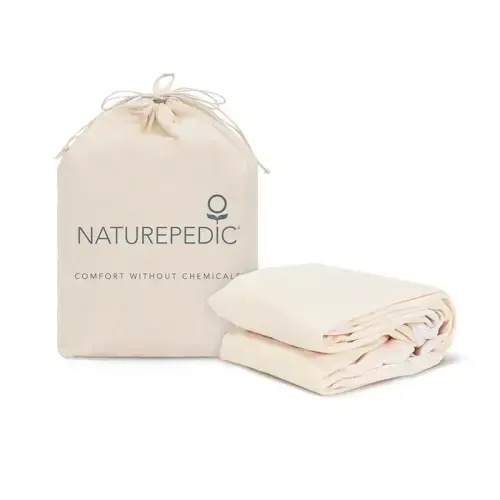 Naturepedic | Organic Waterproof Kids Mattress Protector Pad - Twin