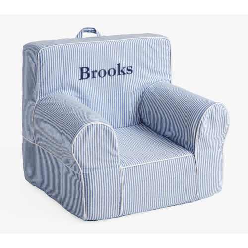 Anywhere Chair®, Chambray Blue Oxford Stripe
