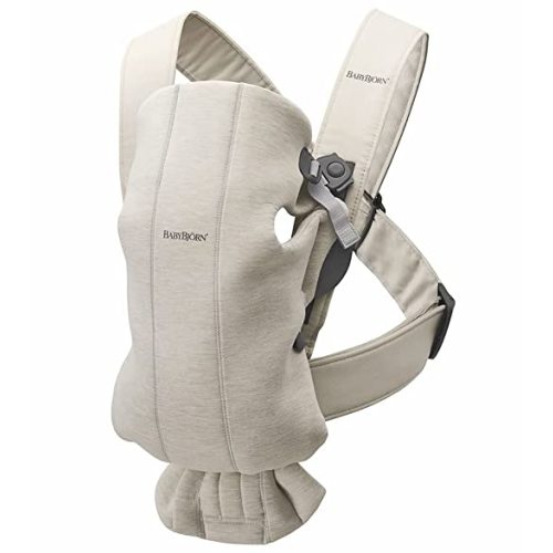 BabyBjörn Baby Carrier Mini, 3D Jersey, Light Beige