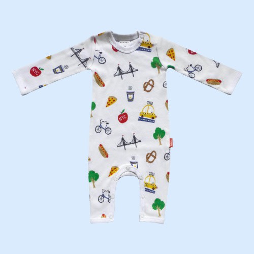 New York Print Romper