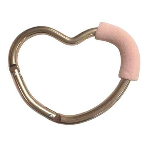 Lulyboo Handy Multi-Use Heart Hook - Lightweight EVA Foam Clip for Strollers, Carriers & Shopping Carts, Durable Spring-Loaded Closure, Safe for Diaper Bags, Toys & Purses, Stylish Practical Accessory