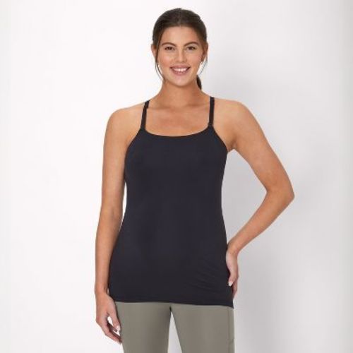 Hanes Maternity Women's Nursing Racerback Tank Black XL