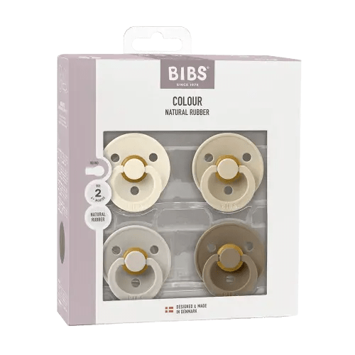 Colour Pacifiers 4 Pack - Petrol/Sage/Baby Blue/Iron