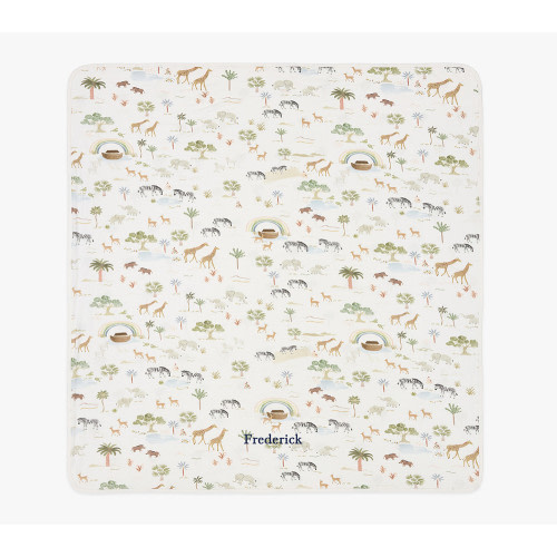 Noah's Ark Bamboo Viscose Baby Blanket