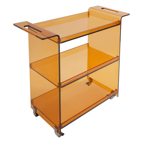 3 Tiers Freestanding Mobile Pc Rolling Serving Cart With Wheels | Wayfair