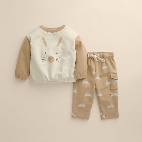 Baby Little Co. by Lauren Conrad 2-pc. Seamed Bunny Crew & Pants Set