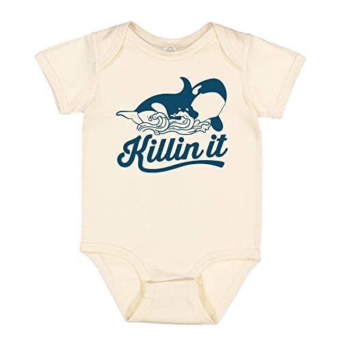 TATY Kids Killin' It Orca Baby Infant Bodysuit