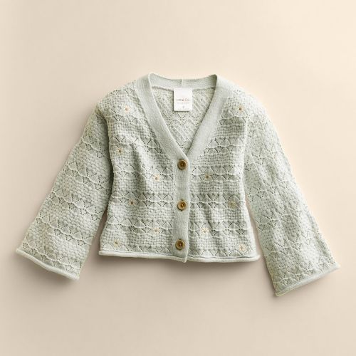 Baby & Toddler Girl Little Co. By Lauren Conrad Pointelle Cardigan - 3 months