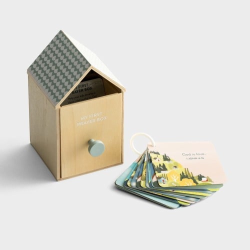 My First Prayer Box and Bible Memory Verse Cards Set