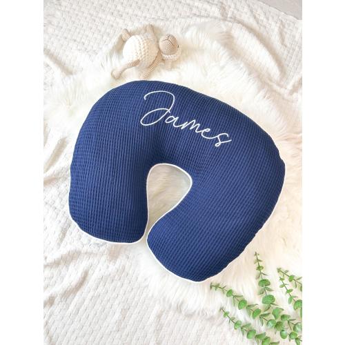 Organic Waffle Nursing Pillow, 100% Cotton, Breastfeeding Pillow