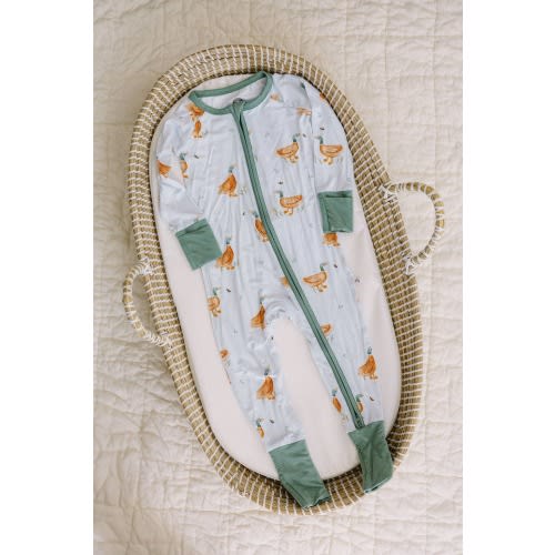 Little Duckling Unisex Bamboo Zipper Romper – Cooper's Corner