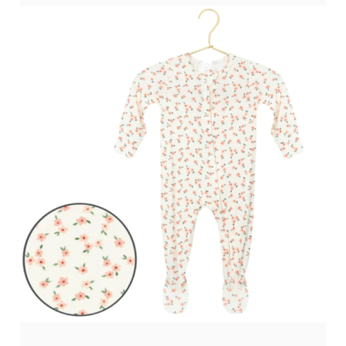 Gemma Zipper Footies (Preemie to 7 pounds)