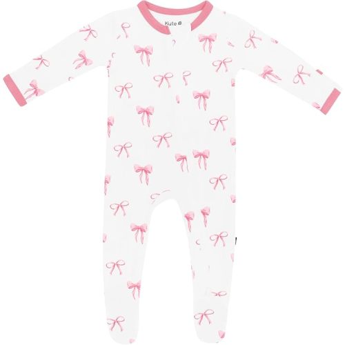 KYTE BABY Infant and Toddler Dual Zipper Footie, Ultra-Soft Rayon Made From Bamboo, Boys and Girls Clothing