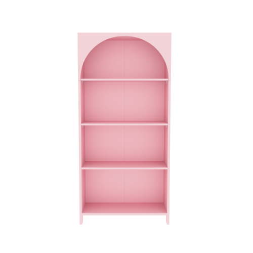 House of Happy Arched Bookshelf, Pink