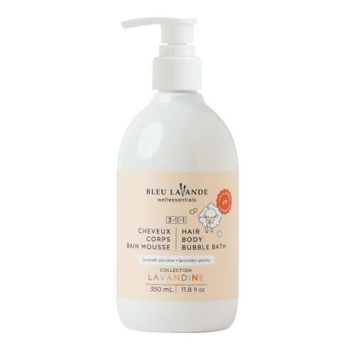 3-en-1 Cheveux, Corps et Bain Mousse pour Bébé Lavandine– 350 ml - – CLÉMENT