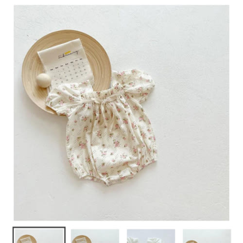 Bailey’s Bow Romper – Teeny Mini Me