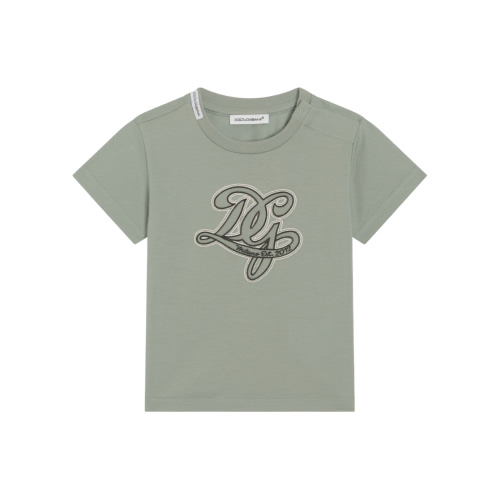 Dolce & Gabbana Kids Logo Printed Crewneck T-Shirt