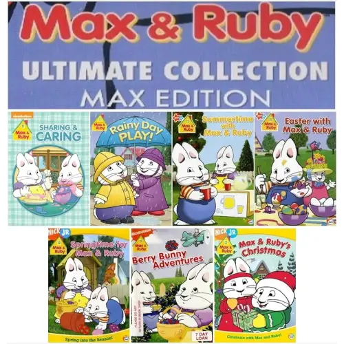 Ultimate Max & Ruby 7-Volume Learning & Educational DVD Collection: Easter/ Springtime/ Berry Bunny Adventures/ Max's Balloons Buddies/ Thanksgiving