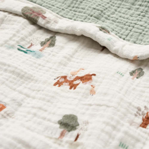 BA - On The Farm Organic Muslin Blankie