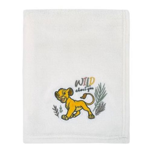 Disney Lion King Wild About You Baby Blanket: Animals Pattern, Microfiber, 40 x 30 Inches
