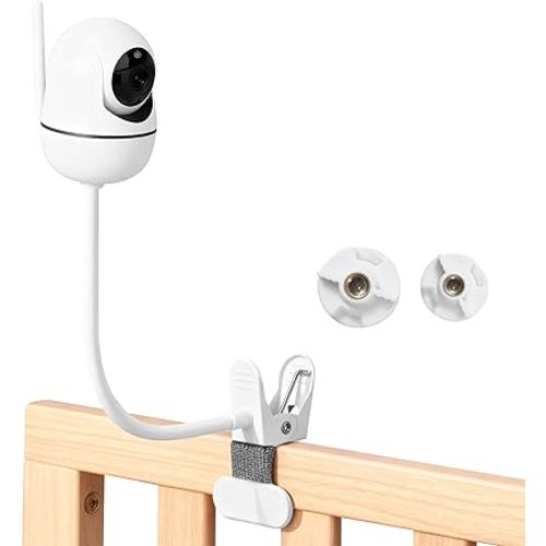 Baby Monitor Mount – 15.7 inch Flexible Clip Stand Compatible with HB65/HB66/HB248/HB6550/HB6550 pro, ANMEATE SM935E, Universal Baby Monitor Holder for Crib, Shelf, Bed, Nursery