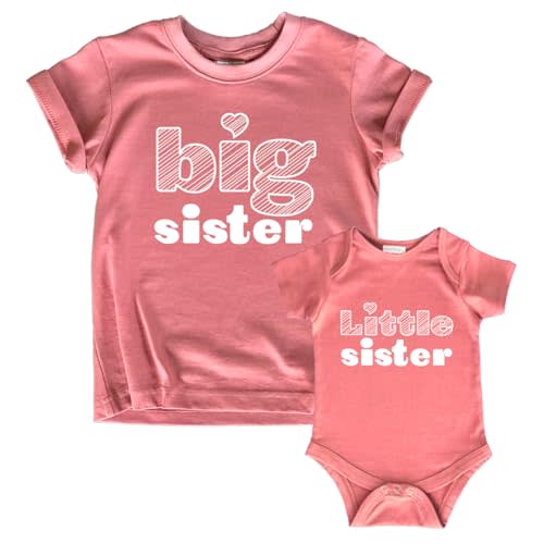 Unordinary Toddler Big Sister Little Sister Outfits Matching Shirts Sibling Gifts girls newborn baby set