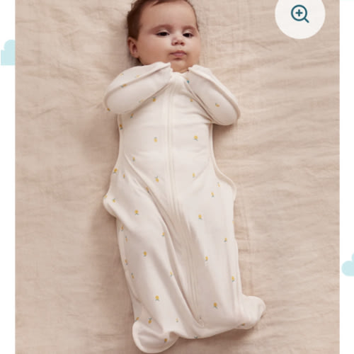 Swaddle Up™ 1.0 TOG Viscose from Bamboo Cream Lemons