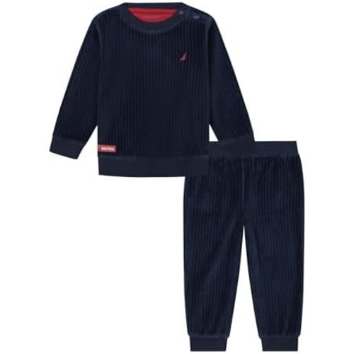 Nautica boys 2pc Velour Pant Set
