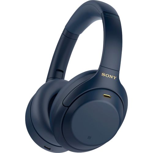 Sony - WH1000XM4 Wireless Noise-Cancelling Over-the-Ear Headphones - Black