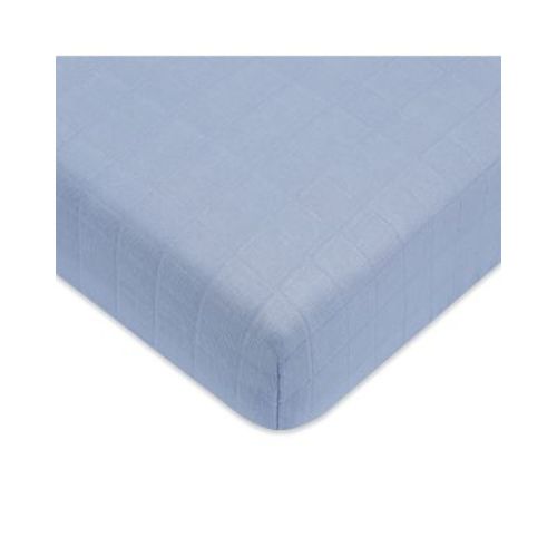 Crib Sheet in GOTS Certified Organic Muslin Cotton